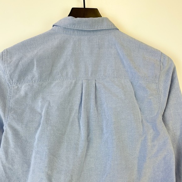J.Crew (4) Boy Button Up Shirt Blue Colorblock Cotton Womens - Picture 7 of 9
